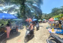 Ribuan Warga Padati Wisata Alam Sikelang Subulussalam Libur Lebaran