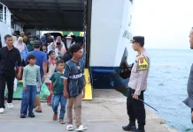 Kapolres Aceh Singkil Cek Pos Pam Pelabuhan Singkil Pastikan Arus Balik Lancar