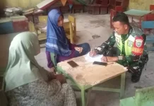 Babinsa Subulussalam Pantau Kesehatan Warga, Sinergi TNI dan Masyarakat