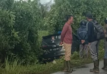 Mobil Travel Terlibat Kecelakaan Tunggal di Aceh Singkil