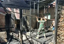 Rumah di Gunung Meriah Aceh Singkil Ludes Terbakar