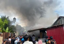 Kebakaran kembali Terjadi di Gunung Meriah Aceh Singkil, 5 Rumah Ludes