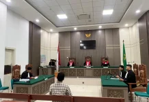 Terdakwa Korupsi Dana Operasional PT. Pos Indonesia KCP Rimo di Pidana 7 Tahun