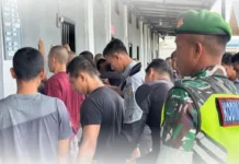 Petugas Rutan Kelas IIB Singkil Razia Kamar Tahanan