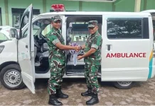 Kodam IM Serahkan Mobil Ambulans untuk Kodim Singkil