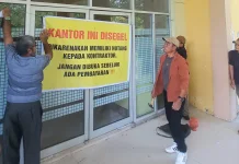 Utang Proyek Menumpuk Tiga Kantor Dinas di Subulussalam Disegel Kontraktor