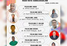 Jadwal Poliklinik Spesialis RSUD Subulussalam Kamis 23 April 2026
