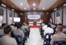 Polda Aceh Sosialisasikan SOP Terbaru Evakuasi Tahanan di Polres Aceh Singkil