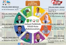 Jadwal Poliklinik RSUD Subulussalam Senin 27 April 2026