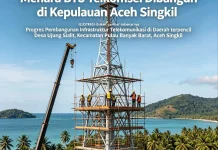 Bertahun-tahun Blank Spot, Akhirnya BTS Dibangun di Desa Ujung Sialit