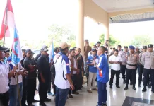 Polres Aceh Singkil Lakukan Pengamanan, Aksi Buruh Peringati May Berjalan Damai
