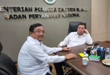 Temui Menteri ATR/BPN, Bupati Bahas Kebun Percepatan Kebun Plasma di Singkil