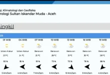 Prakiraan Cuaca Singkil Selasa 12 Mei 2026