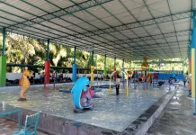 Libur Akhir Pekan, Wisata Pemandian di Singkil Ramai Pengunjung Keluarga