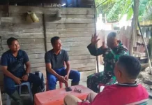 TNI Terus Ingatkan Pemuda Singkil Bahaya Judi Online dan Tawuran