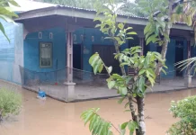 Air Sungai Meluap, Rumah dan Pemukiman Warga di Aceh Singkil Mulai Terendam