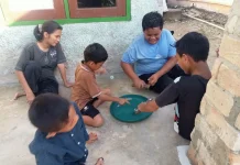 Demam Gasing di Singkil Geser Dominasi Gadget Anak