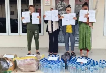 Ratusan Liter Tuak Suling Asal Sibolga Disita di Subulussalam