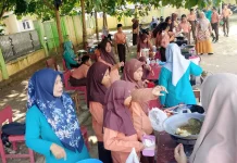 SDN Sukarejo Aceh Singkil Gelar Lomba Memasak Ujian Praktek Kelas 6