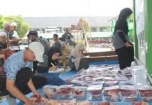 Semangat Berkurban, 19 Hewan Kurban Disembelih di Masjid At-Taqwa Muhammadyah