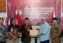 Datangi KIP, Sejumlah Tokoh di Singkil Perjuangan Dapil Baru DPRA