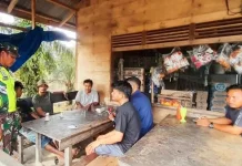 TNI di Singkil Ingatkan Warga Bahaya Judol dan Miras