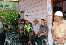 Babinsa Ajak Masyarakat tetap Jaga Toleransi dan Kerukunan Umat Beragama