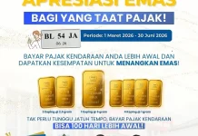 Yuk, Bayar Pajak Kendaraan! Ada Peluang Dapat Emas Dari Samsat Aceh