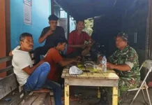 Babinsa di Aceh Singkil Sosialisasi Larangan Knalpot Brong