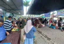 Pangan Murah Serentak di Simpang Kiri Subulussalam Diserbu Ratusan Warga
