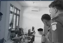 Rutan Singkil Fasilitasi Pelaksanaan Sidang Daring Tahanan