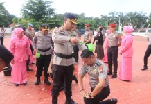 Kapolres Subulussalam Tekankan Integritas Usai Naikkan Pangkat Personel