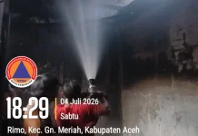 Kebakaran Rumah di Rimo Aceh Singkil Diduga Arus Pendek Listrik