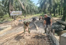 Digenjot TNI, Jembatan Pasar Panjang Siap Buka Isolasi Ekonomi Pertanian