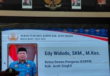 Ketua Umum KORPRI Nasional Kukuhkan Edy Widodo sebagai Ketua Dewan Pengurus KORPR