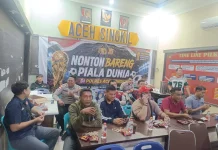 Meriahkan Final Piala Dunia 2026, Polres Aceh Singkil Ajak Wartawan Nobar