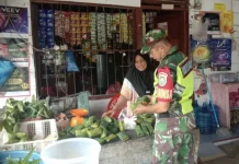 TNI Pantau Ketersediaan dan Harga Sembako di Aceh Singkil