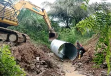 Genjot Distribusi Hasil Tani Rundeng, Pembangunan Jembatan Garuda Terus Dipacu