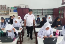 Puluhan Calon Siswa SMP di Subulussalam Rampungkan Tes Bakat Skolastik SNT