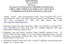 Sambut HUT RI ke-81, Subulussalam Serukan Warga Pasang Bendera dan Umbul-Umbul