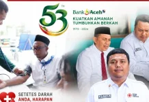 Bank Aceh Syariah di Aceh Singkil Peringati HUT Ke-53 dengan Kegiatan Donor Darah