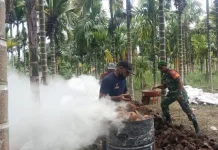 Warga Kuala Baru Aceh Singkil Olah Limbah Tempurung Kelapa jadi Nilai Ekonomi