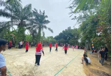 Lomba Voli Ibu-ibu Aceh Singkil Semarakkan HUT RI Ke-81