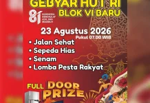 Semarak Kemerdekaan, Desa Blok VI Baru Siap Gelar Pesta Rakyat