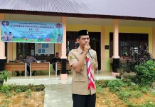 Ketua Harian Kwarcab Pramuka Singkil, Ajak Sekolah Perkuat Gerakan Pramuka