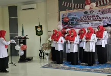Ibu-ibu DWP Kemenag Subulussalam Tampil Kompak lewat Lomba Paduan Suara