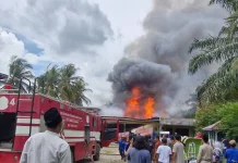 Kebakaran Hanguskan Tiga Rumah di Subulussalam