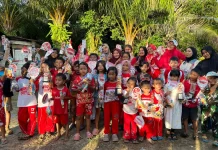 Ibu-ibu di Aceh Singkil Semarakkan Hari Kemerdekaan