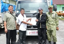 Sembilan Unit Truk Koperasi Merah Putih Tiba di Aceh Singkil