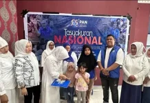 Sentuh Keluarga Pejuang Partai, PAN Subulussalam Berbagi Santunan